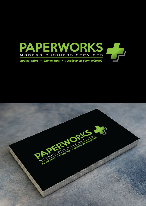 Logo Design by The Marble Peach for Paperworks Plus Newcastle | Design #6485956