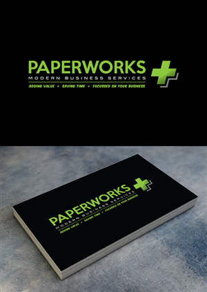 Logo Design by The Marble Peach for Paperworks Plus Newcastle | Design: #6485956