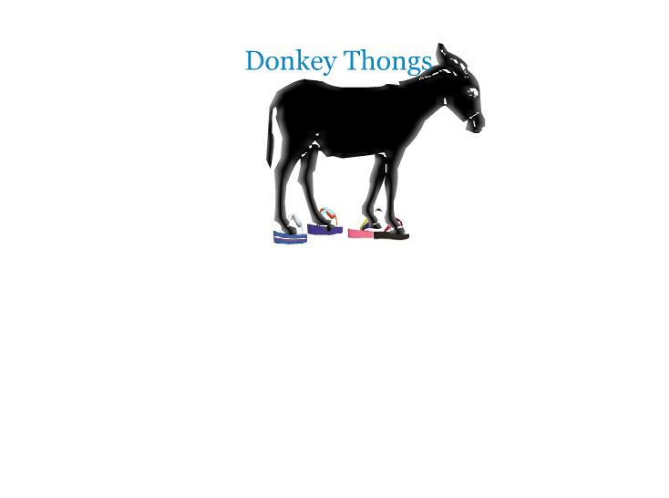 Design de Logo par shantayelammie pour Donkey Thongs | Design #1697791