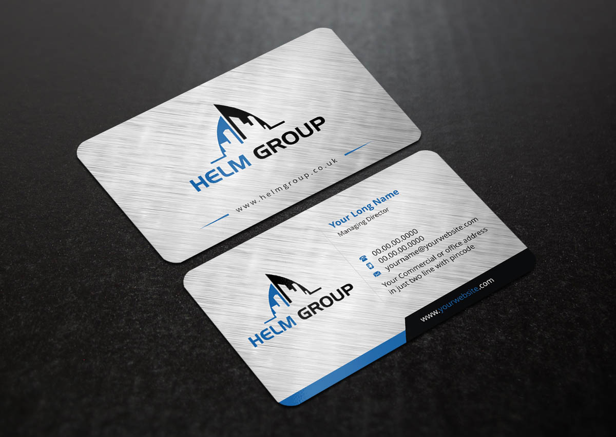 Business Card Design by INDIAN_Ashok for Helm Group Pty Ltd | Design #6465103