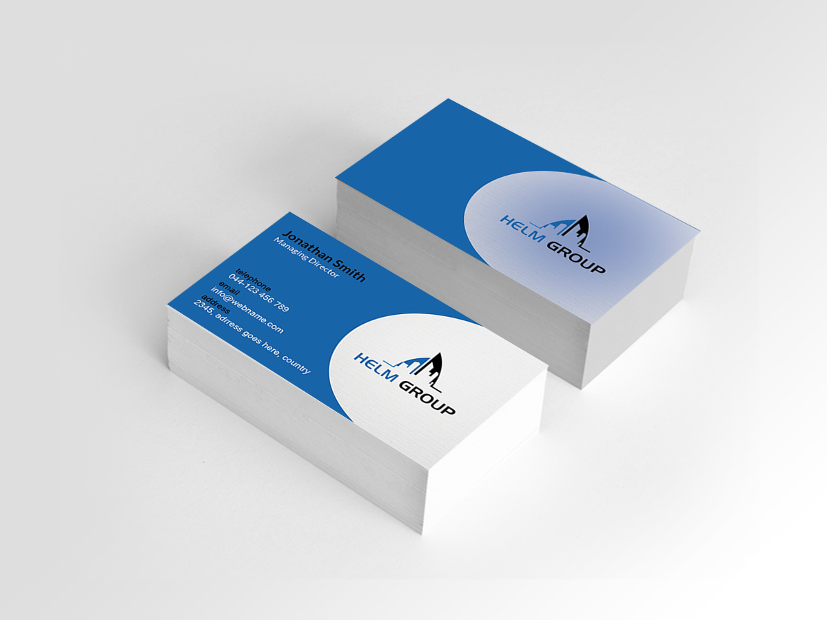 Visitenkarten-Design von Creations Box 2015 für Helm Group Pty Ltd | Design #6464744