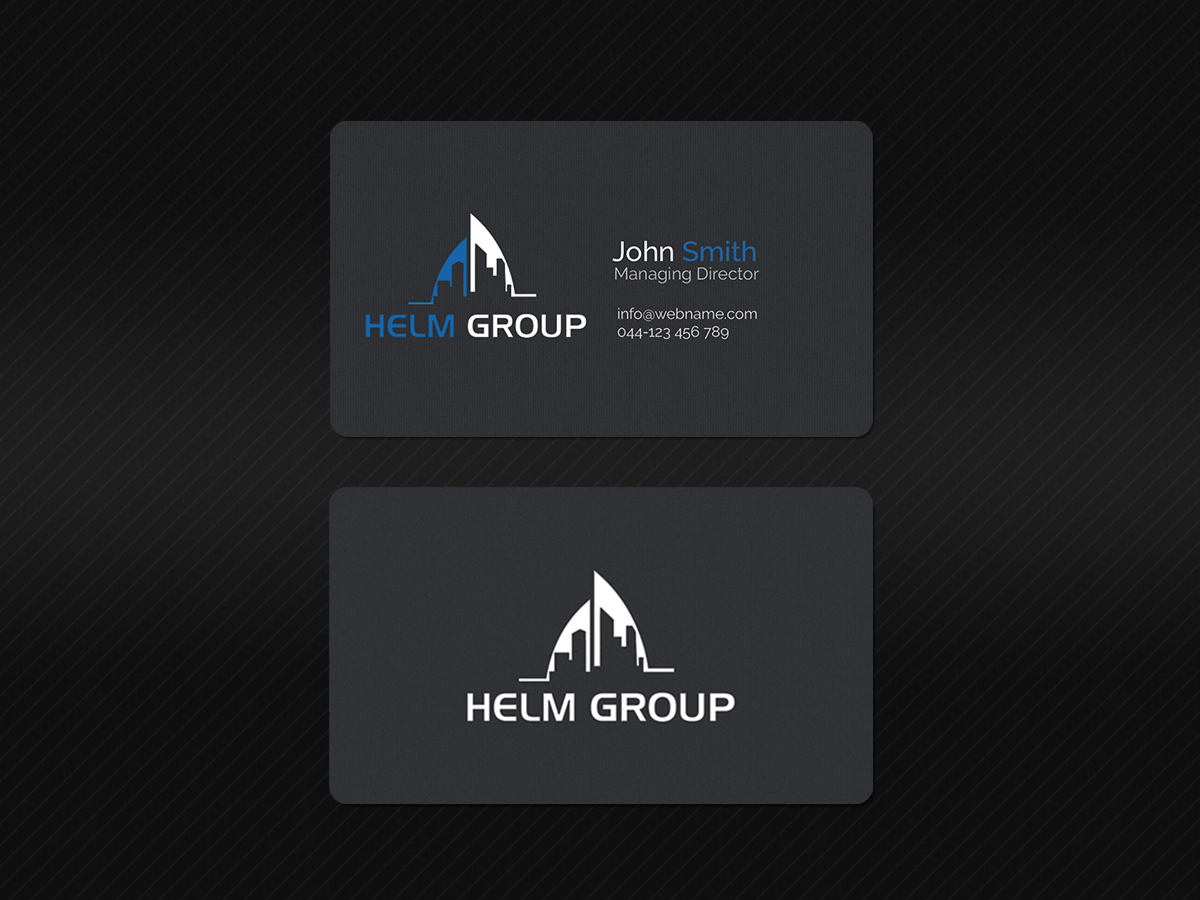 Visitenkarten-Design von Creations Box 2015 für Helm Group Pty Ltd | Design #6464797