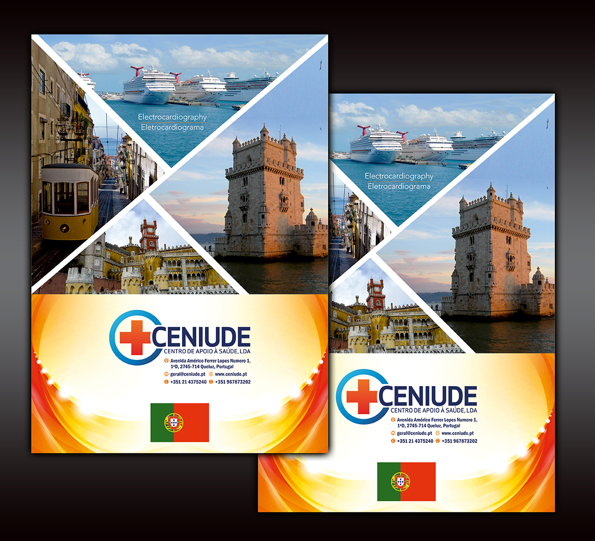 Stationery Design by ALSADESIGN for CENIUDE-CENTRO DE APOIO A SAUDE LDA | Design #6567493