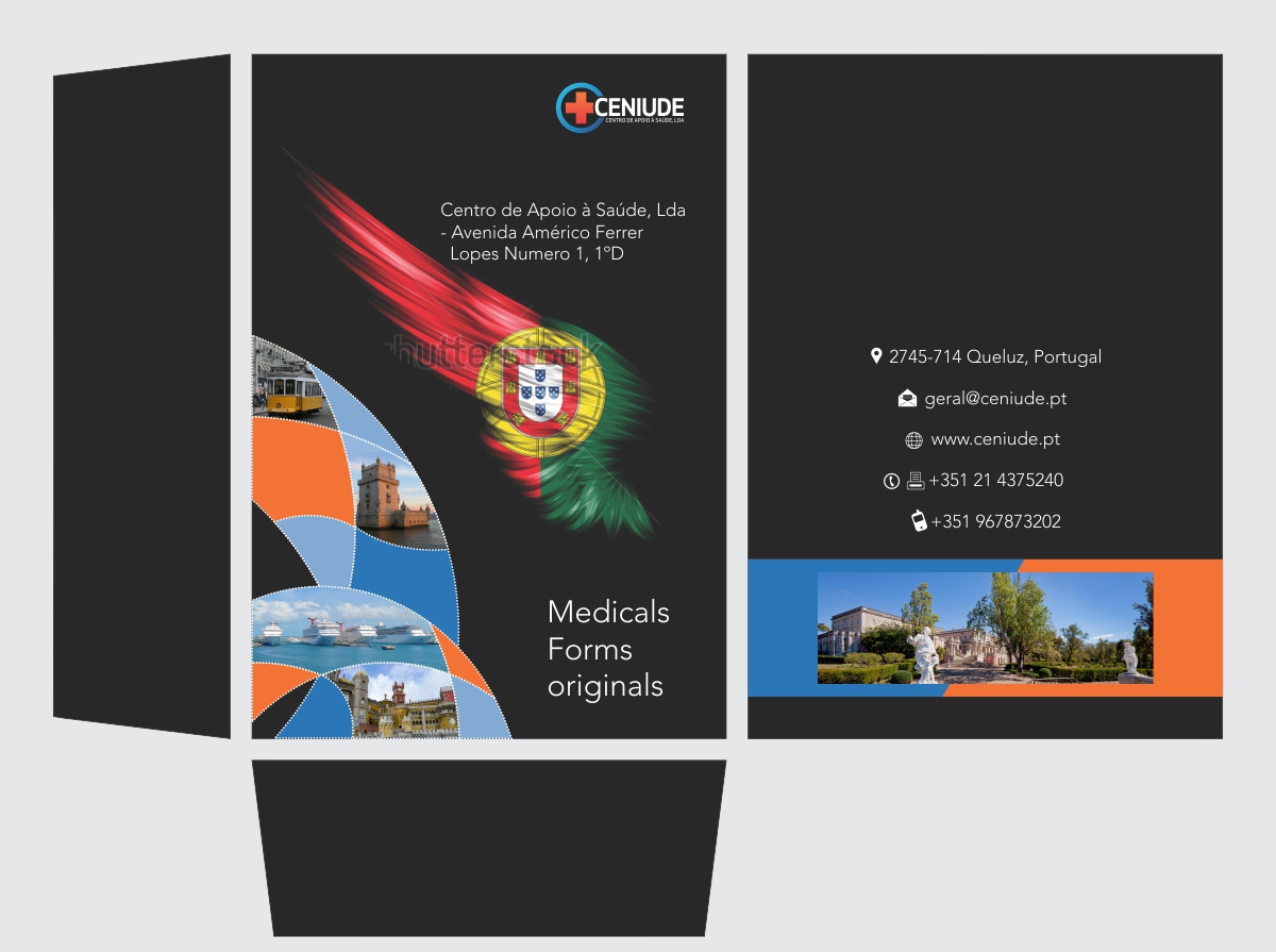 Stationery Design by Ramaling Belkote for CENIUDE-CENTRO DE APOIO A SAUDE LDA | Design #6550884
