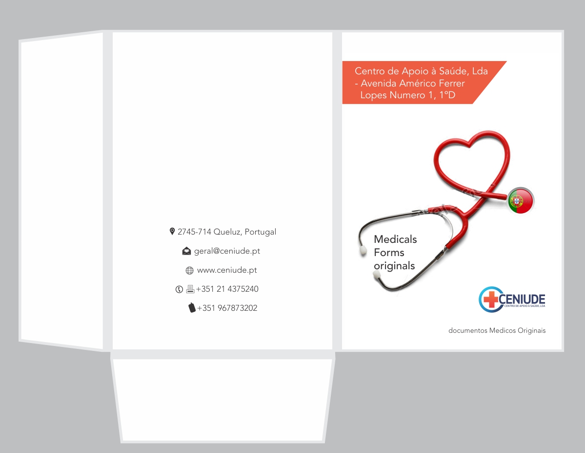 Stationery Design by Ramaling Belkote for CENIUDE-CENTRO DE APOIO A SAUDE LDA | Design #6598373