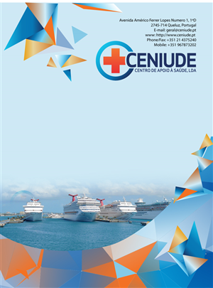 Stationery Design by Art Vision for CENIUDE-CENTRO DE APOIO A SAUDE LDA | Design: #6552122