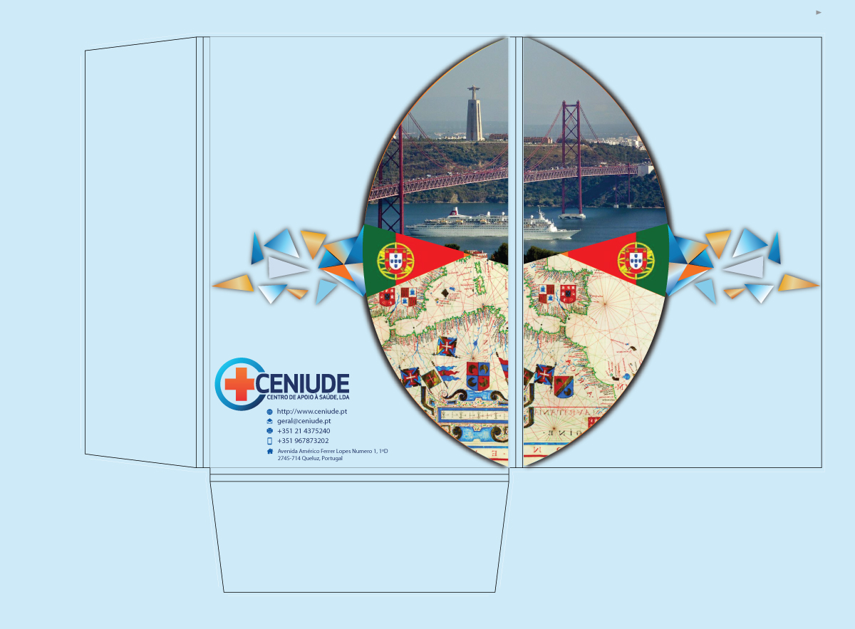 Stationery Design by Art Vision for CENIUDE-CENTRO DE APOIO A SAUDE LDA | Design #6589977