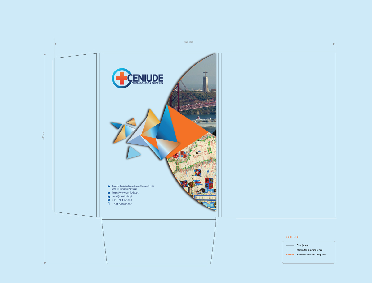 Stationery Design by Art Vision for CENIUDE-CENTRO DE APOIO A SAUDE LDA | Design #6589981