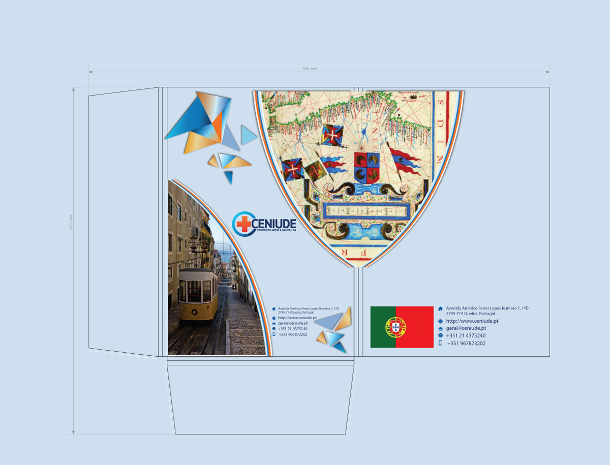 Stationery Design by Art Vision for CENIUDE-CENTRO DE APOIO A SAUDE LDA | Design #6589985