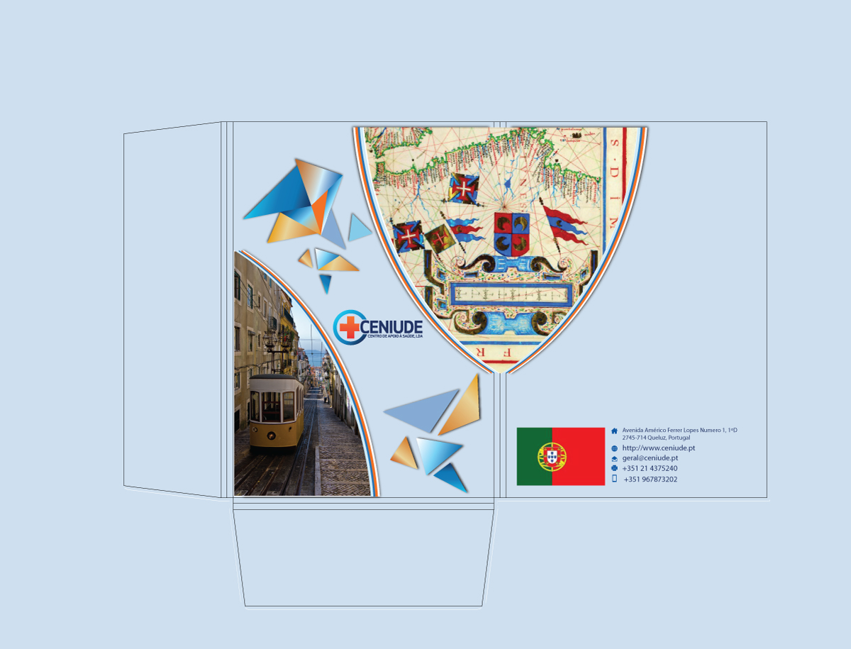 Stationery Design by Art Vision for CENIUDE-CENTRO DE APOIO A SAUDE LDA | Design #6590021