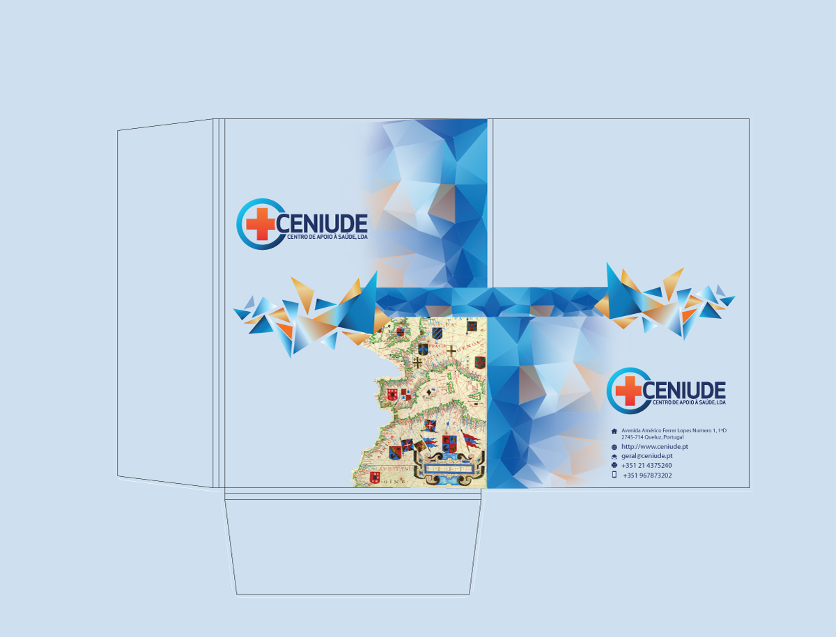 Stationery Design by Art Vision for CENIUDE-CENTRO DE APOIO A SAUDE LDA | Design #6590525