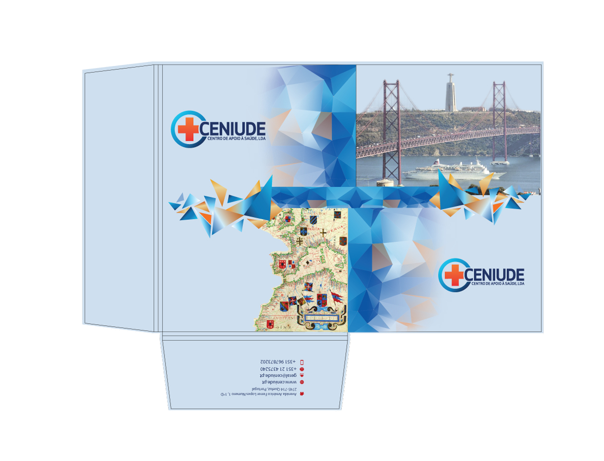 Stationery Design by Art Vision for CENIUDE-CENTRO DE APOIO A SAUDE LDA | Design #6593706