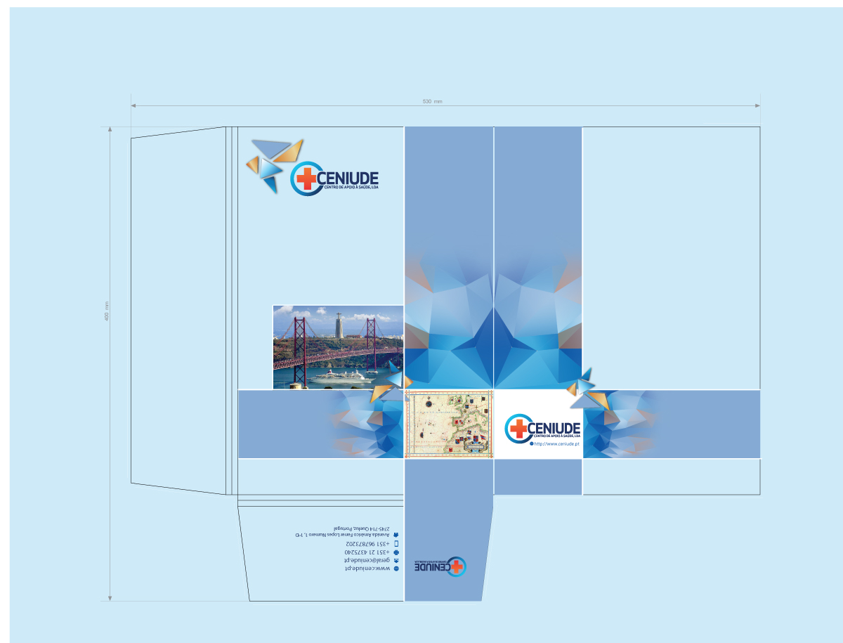 Diseño de Papelería por Art Vision para CENIUDE-CENTRO DE APOIO A SAUDE LDA | Diseño #6600796
