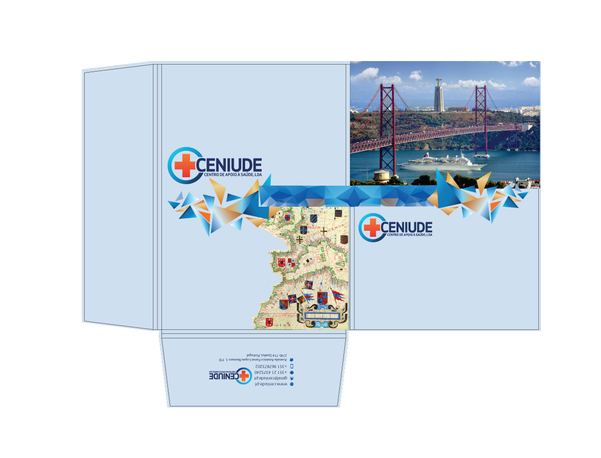 Diseño de Papelería por Art Vision para CENIUDE-CENTRO DE APOIO A SAUDE LDA | Diseño #6600894