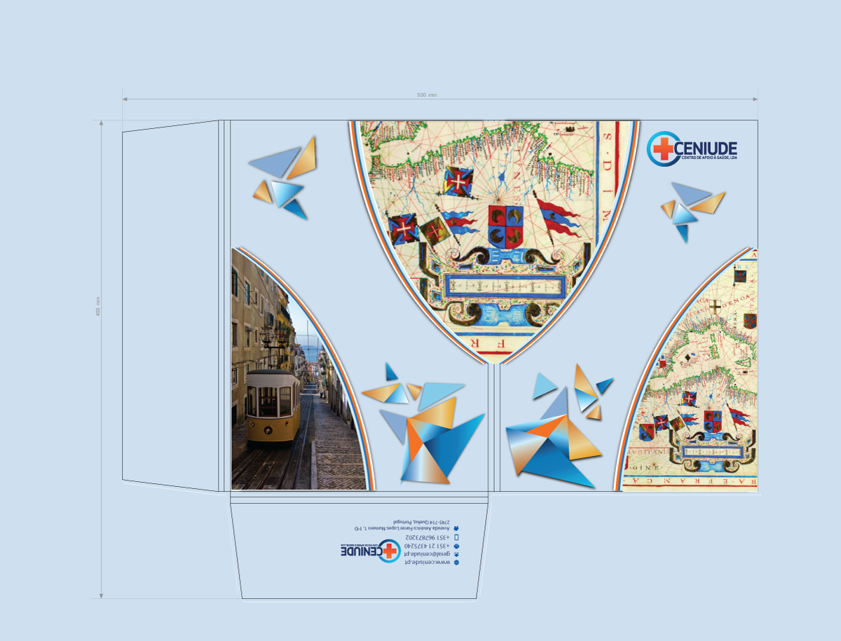 Stationery Design by Art Vision for CENIUDE-CENTRO DE APOIO A SAUDE LDA | Design #6616315