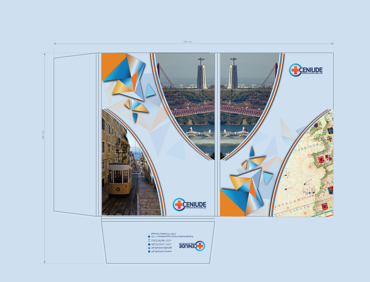 Design de Papeterie par Art Vision pour CENIUDE-CENTRO DE APOIO A SAUDE LDA | Design #6629785