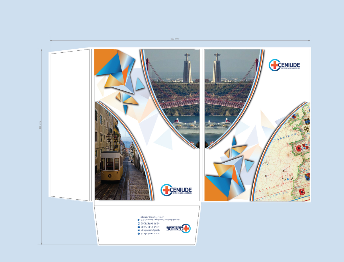 Diseño de Papelería por Art Vision para CENIUDE-CENTRO DE APOIO A SAUDE LDA | Diseño #6629798