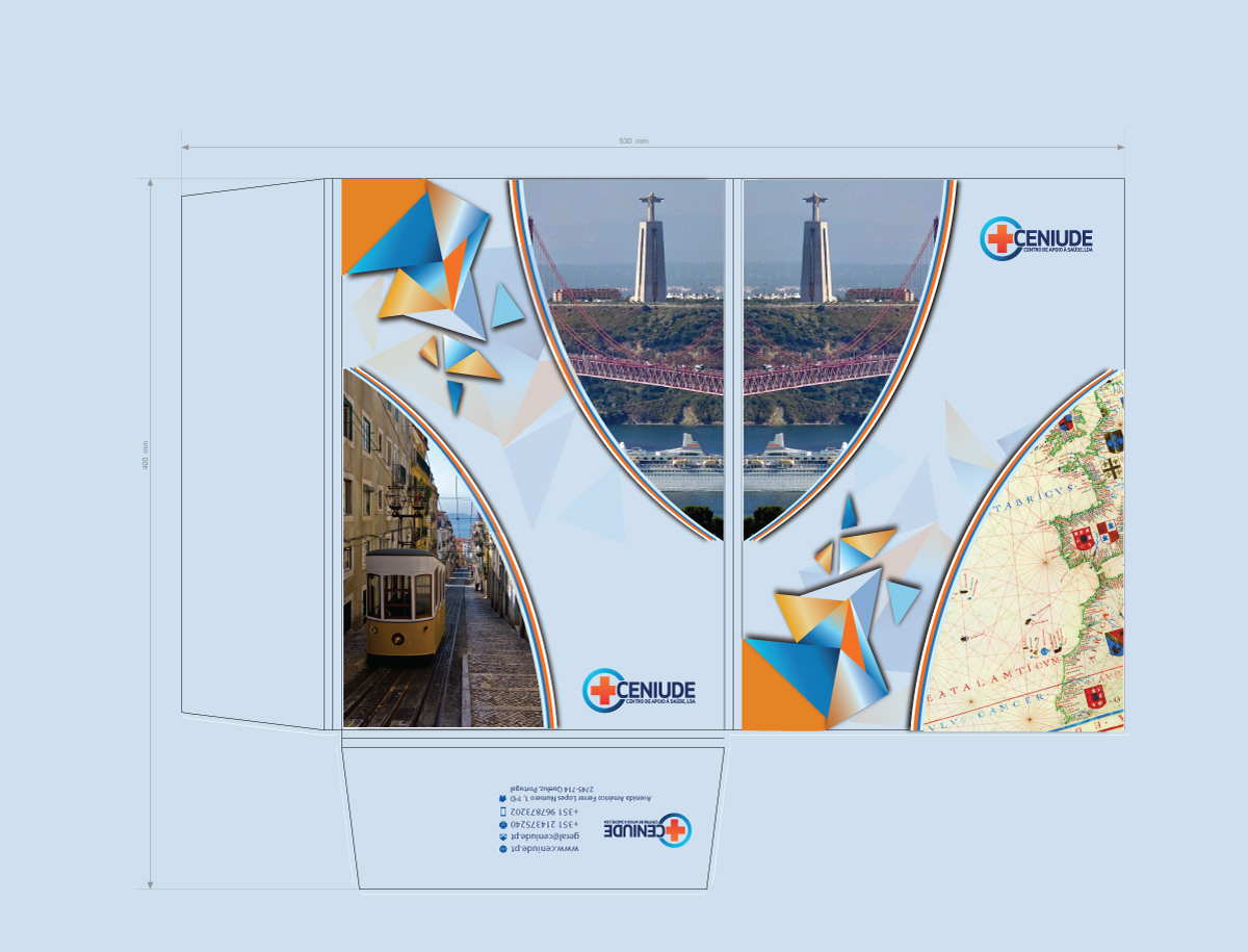 Diseño de Papelería por Art Vision para CENIUDE-CENTRO DE APOIO A SAUDE LDA | Diseño #6631806