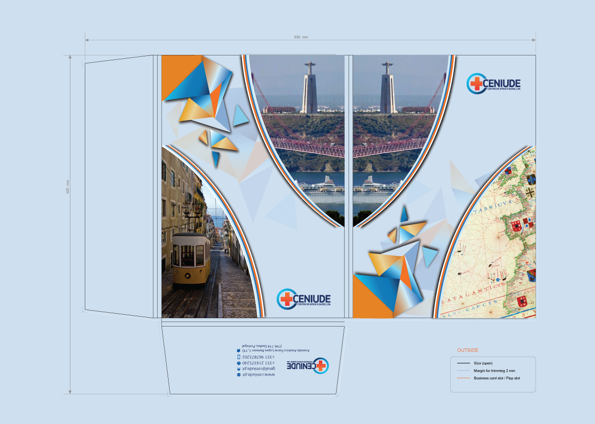 Stationery Design by Art Vision for CENIUDE-CENTRO DE APOIO A SAUDE LDA | Design #6632410