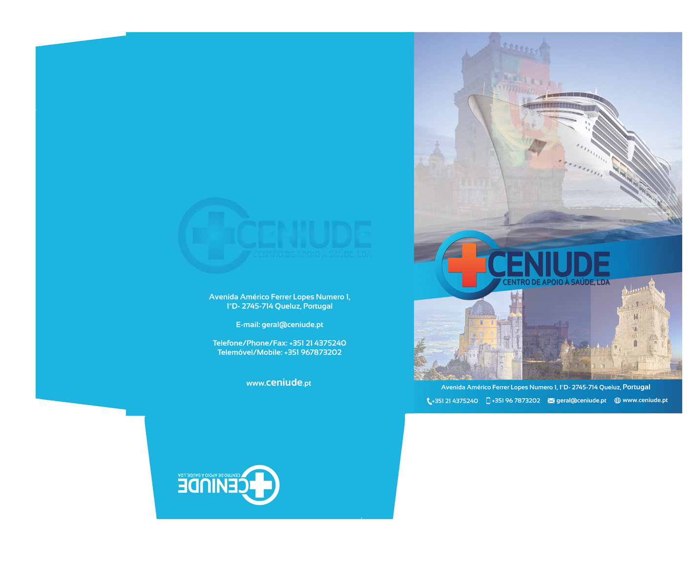 Stationery Design by ellyna for CENIUDE-CENTRO DE APOIO A SAUDE LDA | Design #6543239