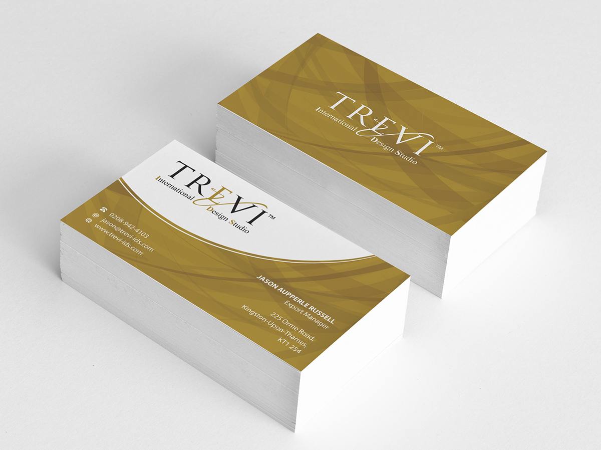 Stationery Design by BrandWar for Trevi International Design Studio LLC | Design #6471588