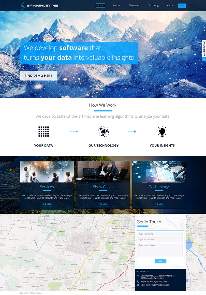 WordPress-Design von Arindam für SpinningBytes | Design #6478601