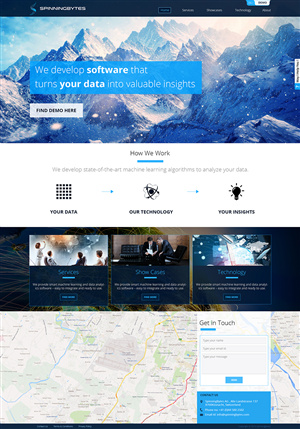 Diseño Wordpress por Arindam para SpinningBytes | Diseño: #6482041