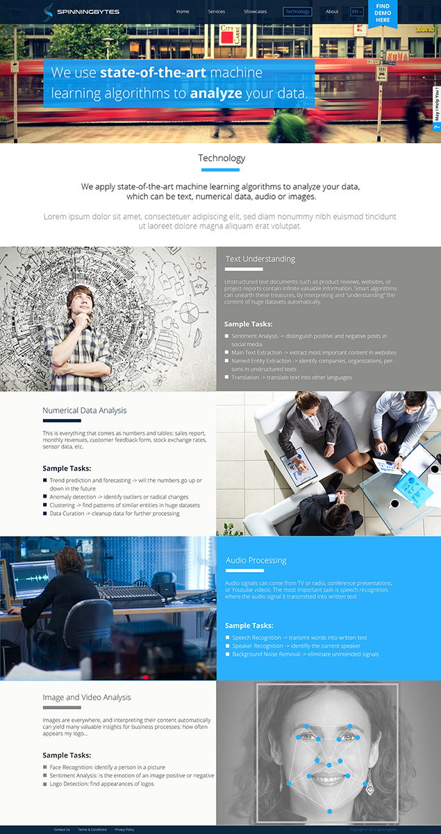 Wordpress Design by Arindam for SpinningBytes | Design #6487646