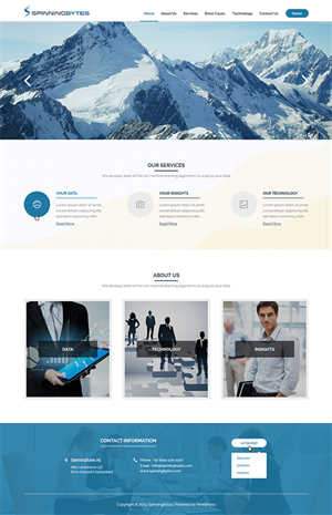 Diseño Wordpress por TheCodeWire para SpinningBytes | Diseño: #6509421