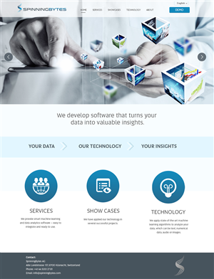 Diseño Wordpress por webxvision para SpinningBytes | Diseño: #6512915