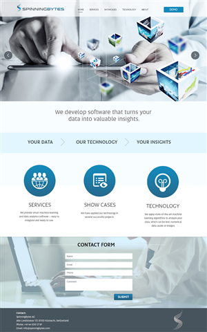 Diseño Wordpress por webxvision para SpinningBytes | Diseño: #6542318