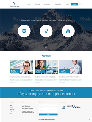 Diseño Wordpress por pb para SpinningBytes | Diseño: #6483185