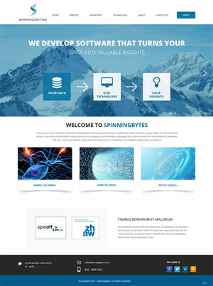 Diseño Wordpress por pb para SpinningBytes | Diseño: #6483193