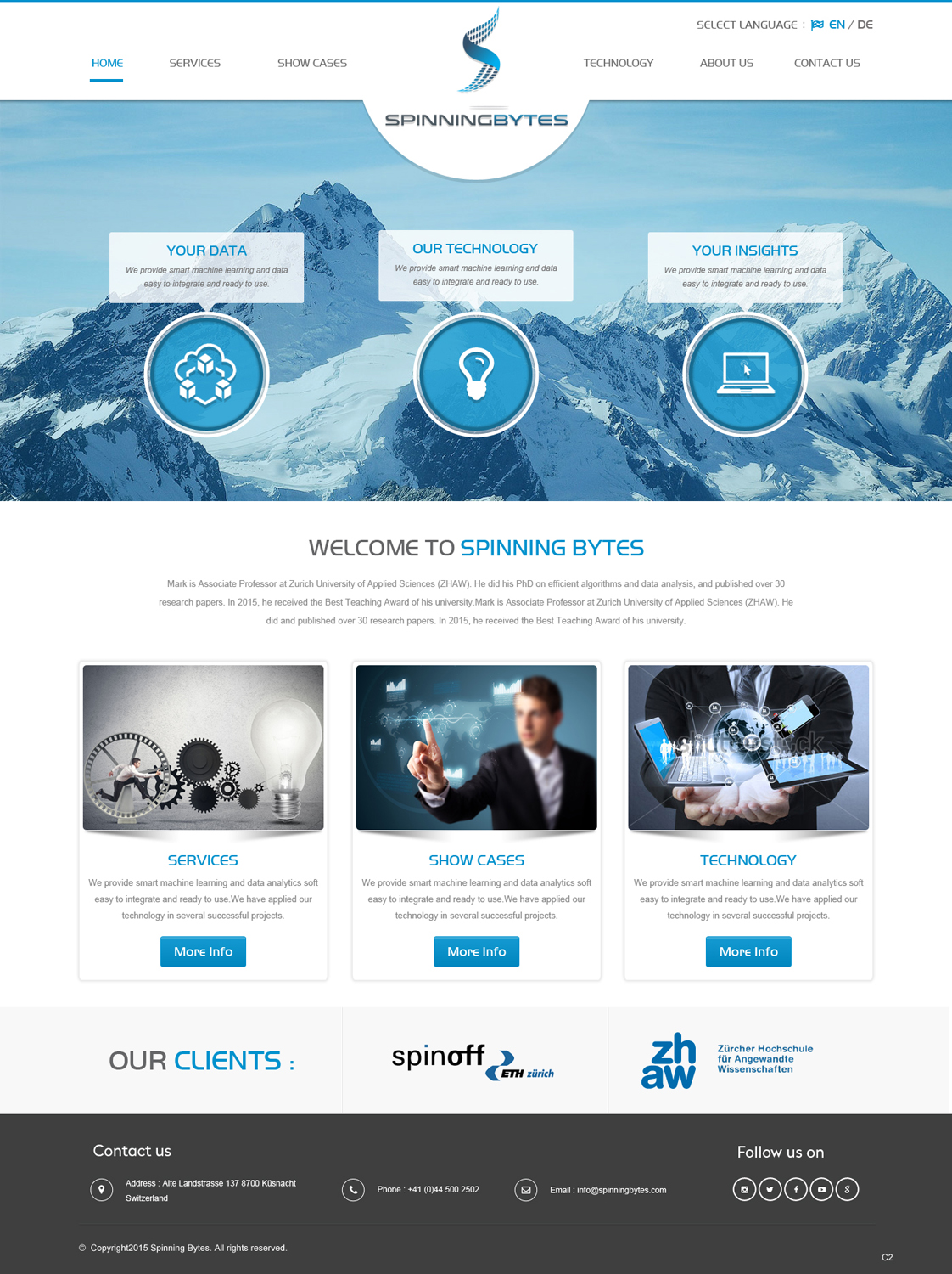 Design Wordpress par pb pour SpinningBytes | Design #6483204