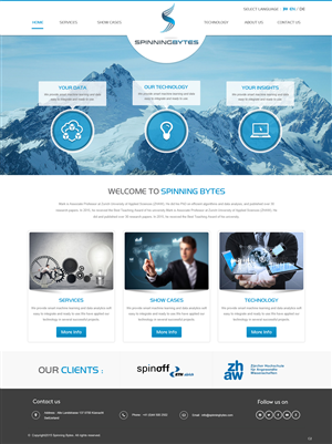Diseño Wordpress por pb para SpinningBytes | Diseño: #6483204