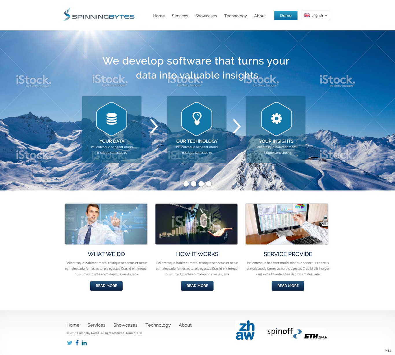 WordPress-Design von pb für SpinningBytes | Design #6483232
