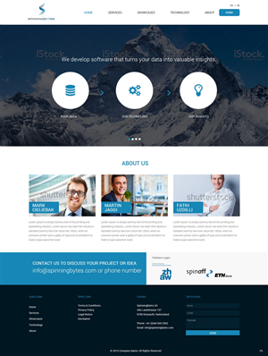 Diseño Wordpress por pb para SpinningBytes | Diseño: #6492577