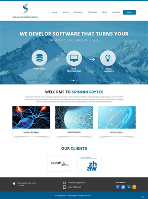 Diseño Wordpress por pb para SpinningBytes | Diseño: #6492591