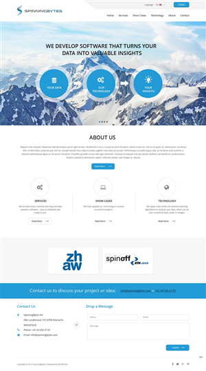 Diseño Wordpress por pb para SpinningBytes | Diseño: #6492595