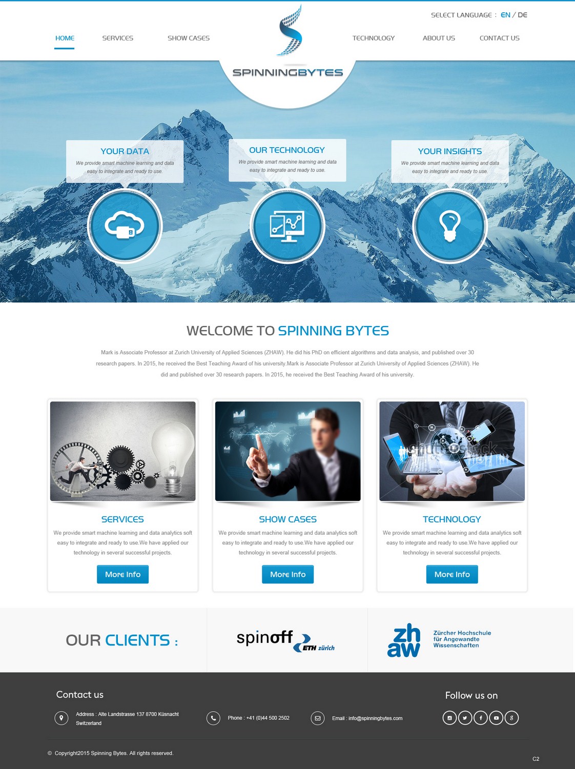 Design Wordpress par pb pour SpinningBytes | Design #6492603