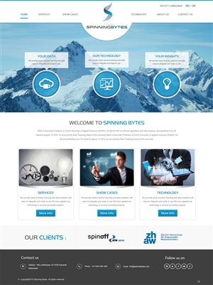 Diseño Wordpress por pb para SpinningBytes | Diseño: #6492603