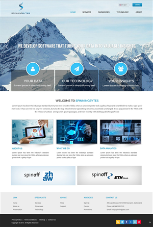 Diseño Wordpress por pb para SpinningBytes | Diseño: #6492612