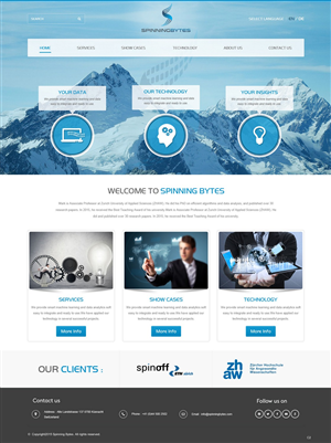 Diseño Wordpress por pb para SpinningBytes | Diseño: #6498833