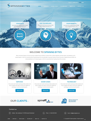 Diseño Wordpress por pb para SpinningBytes | Diseño: #6514988