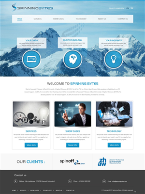 Diseño Wordpress por pb para SpinningBytes | Diseño: #6514996