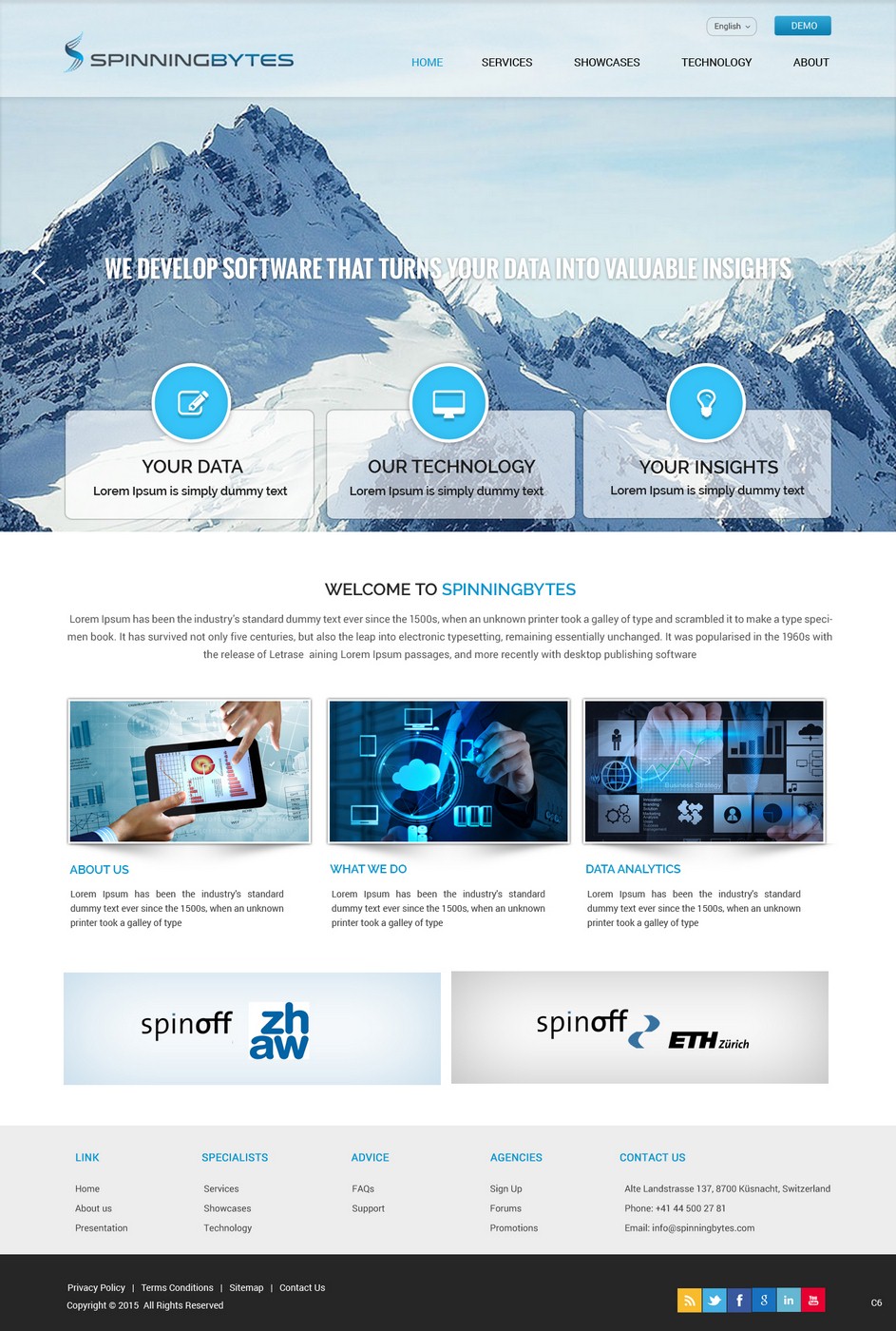 Wordpress Design by pb for SpinningBytes | Design #6515002