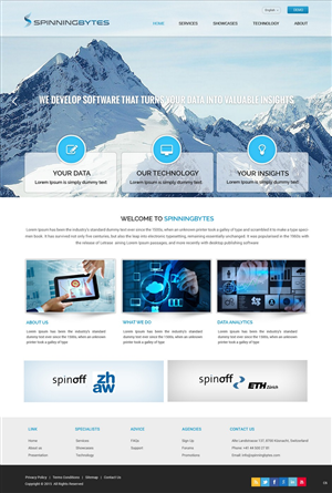 Diseño Wordpress por pb para SpinningBytes | Diseño: #6515002