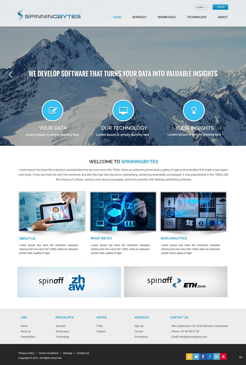 Wordpress Design by pb for SpinningBytes | Design #6515008