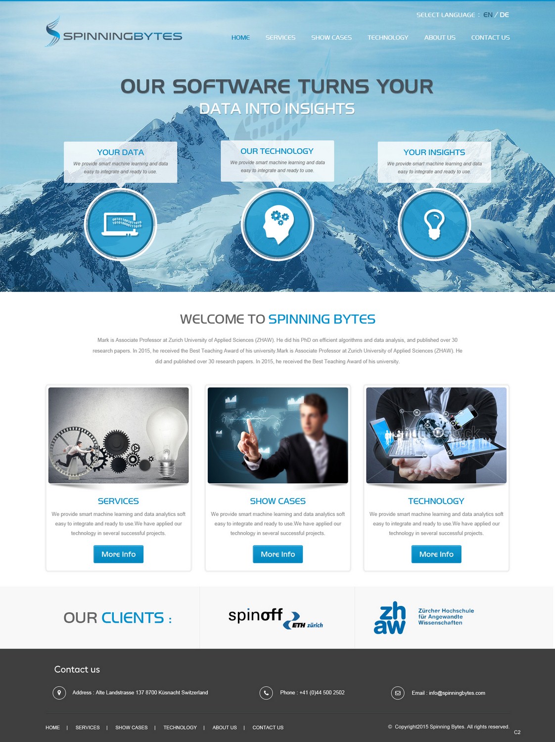 WordPress-Design von pb für SpinningBytes | Design #6532441