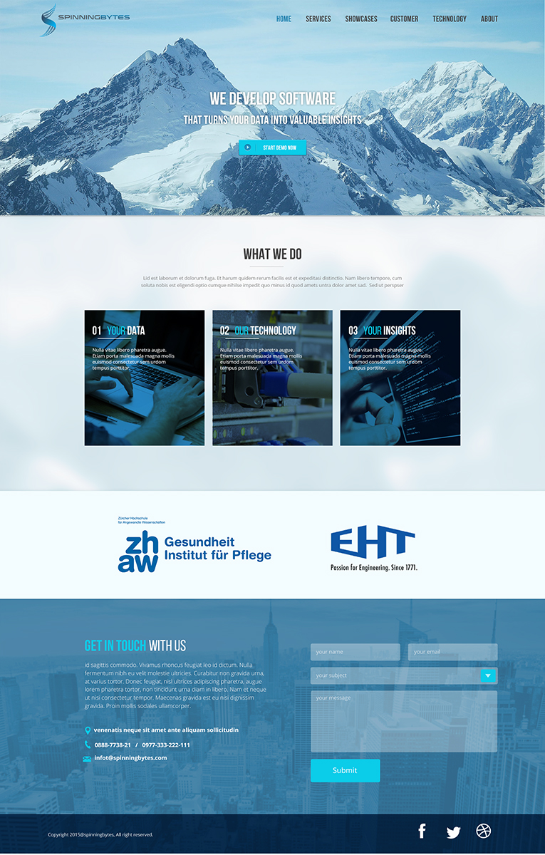 Diseño Wordpress por CreativeMoth para SpinningBytes | Diseño #6550137